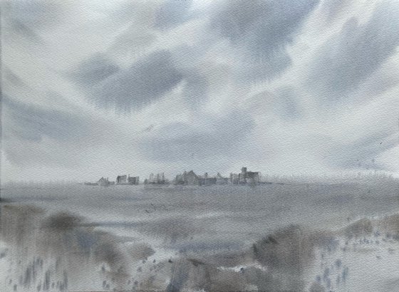 Distant shore