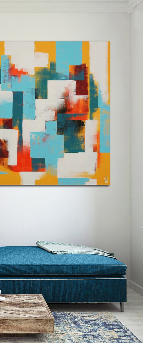 Untitled in Yellow XL by Ronald Hunter