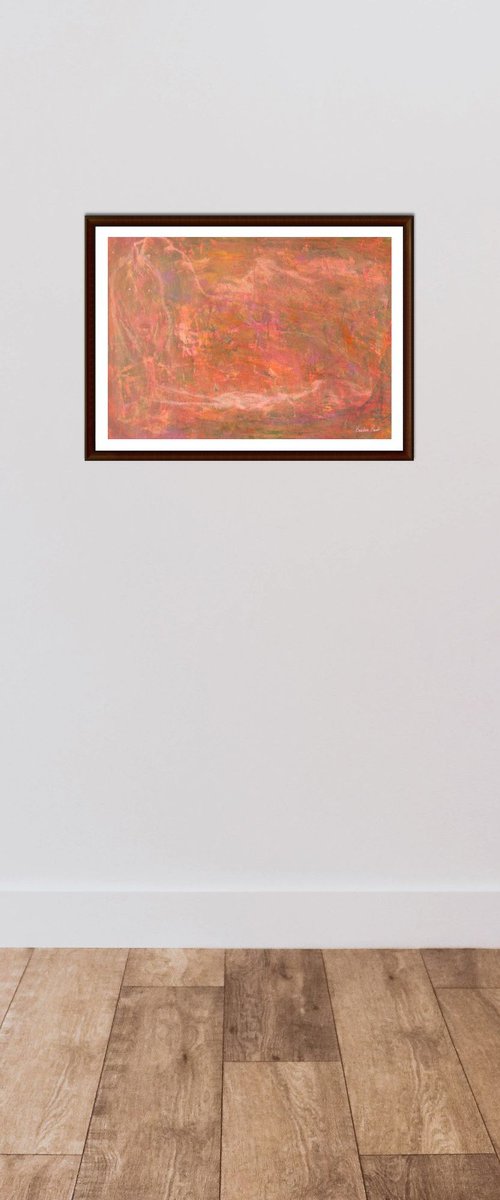 The Moment Between-Abstract Art Painting by Baldave Bedi