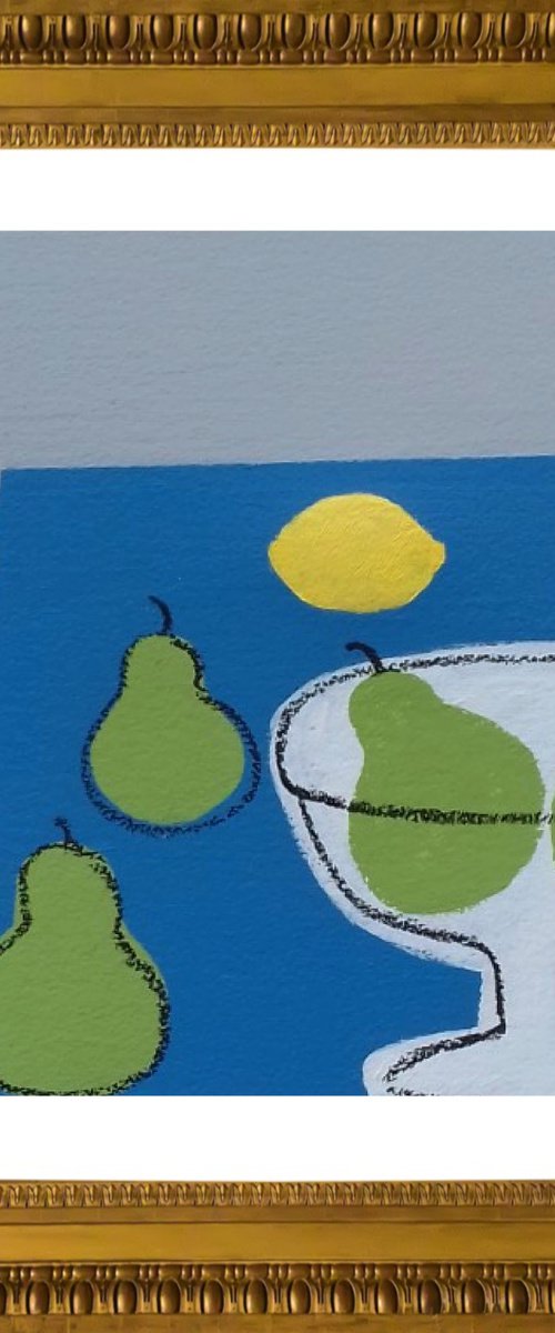 Still Life with a Lemon III by Jan Rippingham