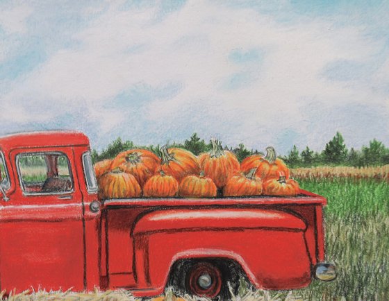 Truck Load of Pumpkins