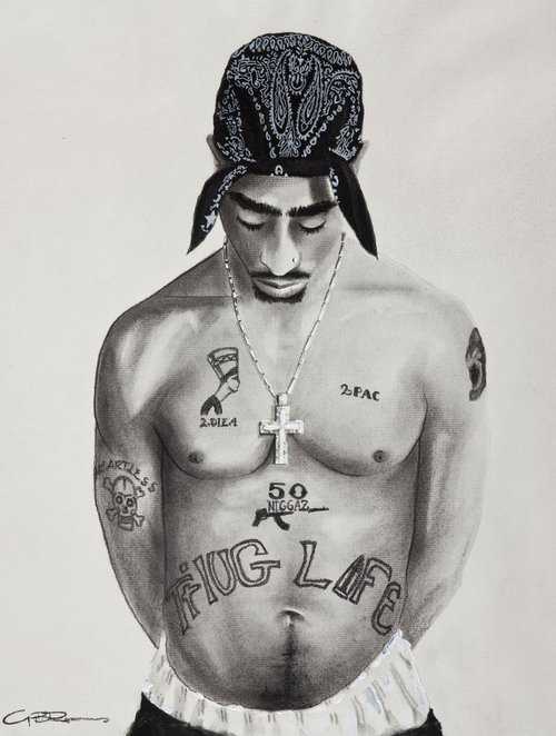 Tupac Shakur by Guy Roames