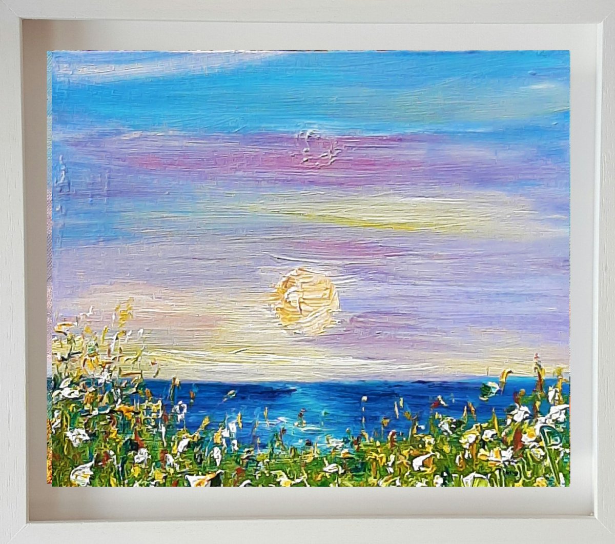 Evening Moon by Niki Purcell - Irish Landscape Painting