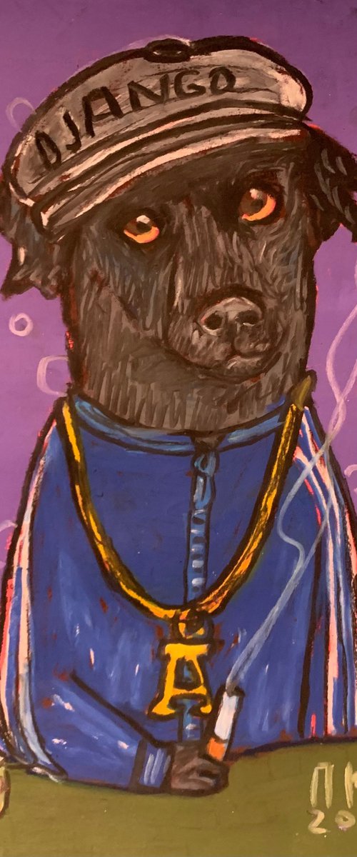 Smoking dog #108 by Pavel Kuragin