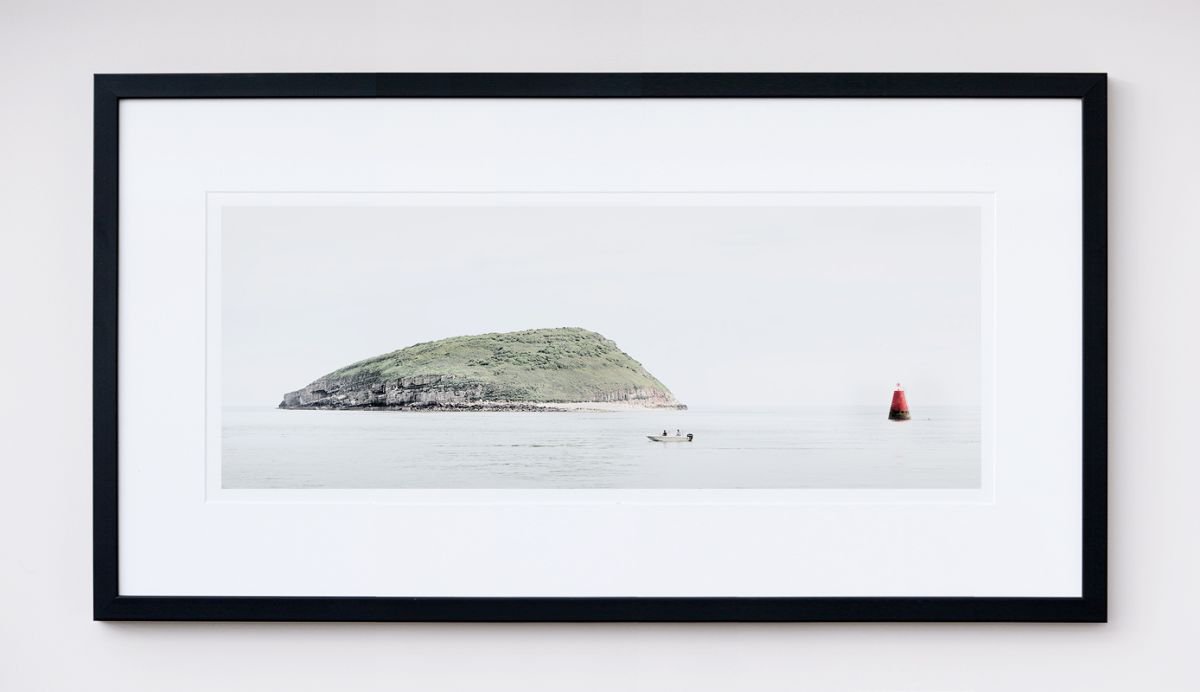 Island, speedboat, marker #2 by Steve Deer