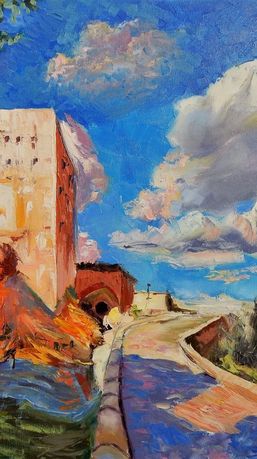 Italy landscape. by Vita Schagen