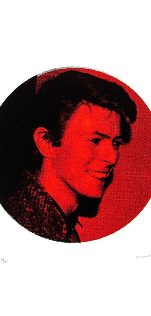 David Bowie Café Royal - Ruby Red by Vincent McEvoy