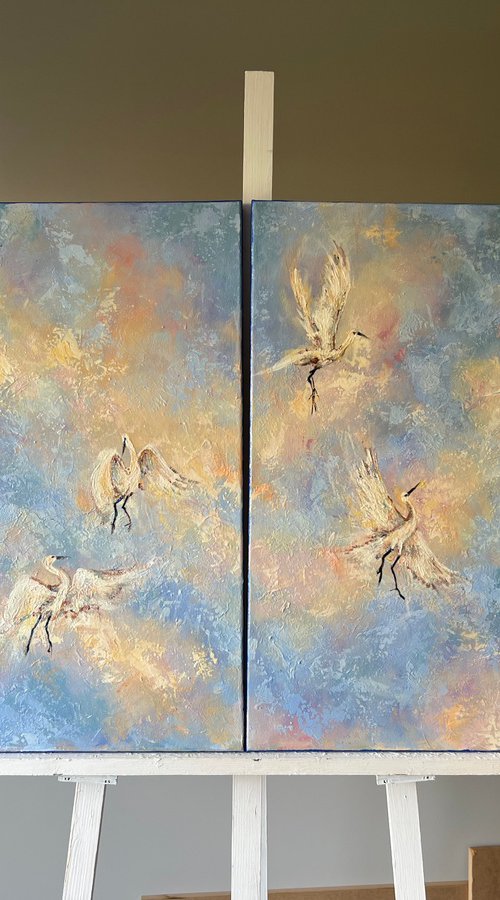 The birds fly by Valentina Ash