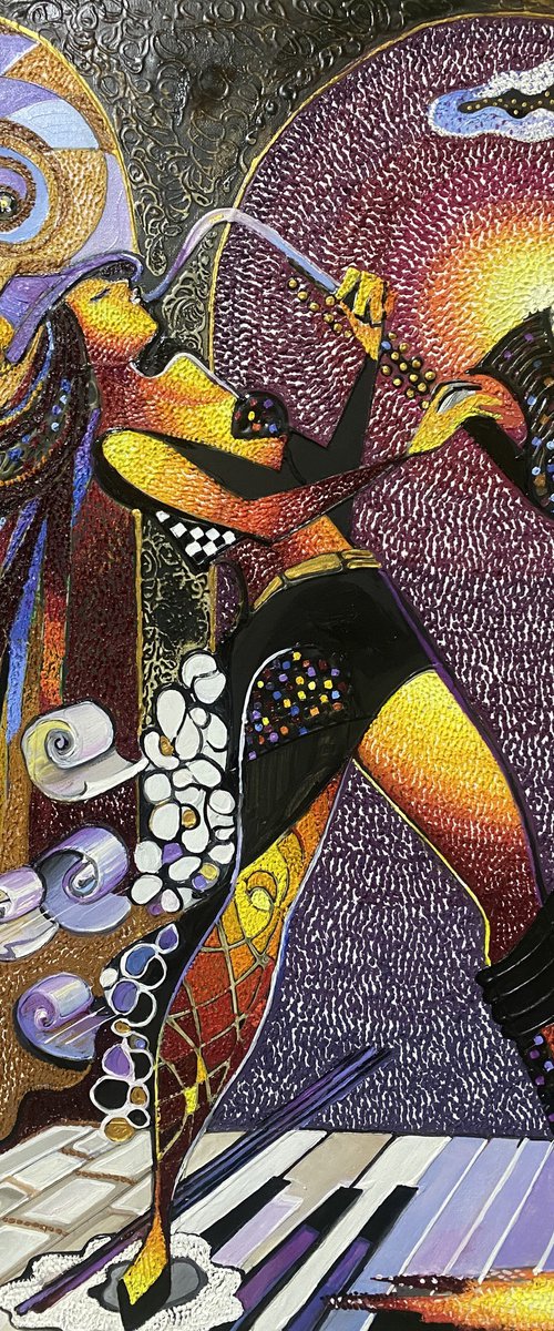 Jazz Under the Moon by Ruzanna Melqumian