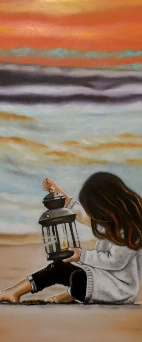 "Playing with lantern" by Monika Rembowska