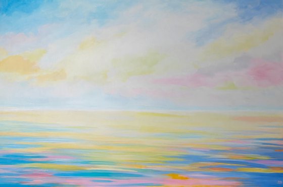 Large seascape Calm water