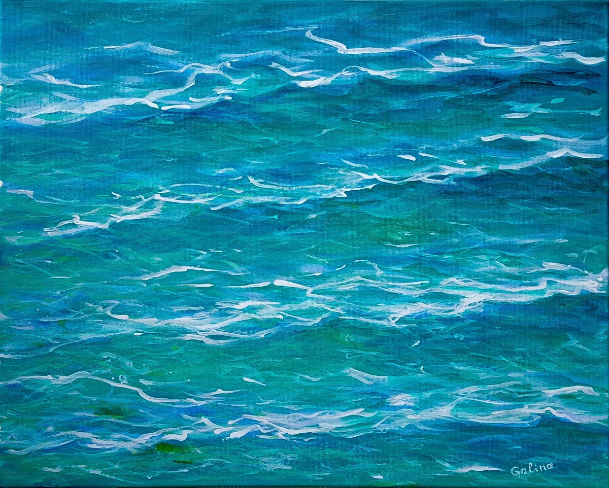 Ocean Waves by Galina Victoria