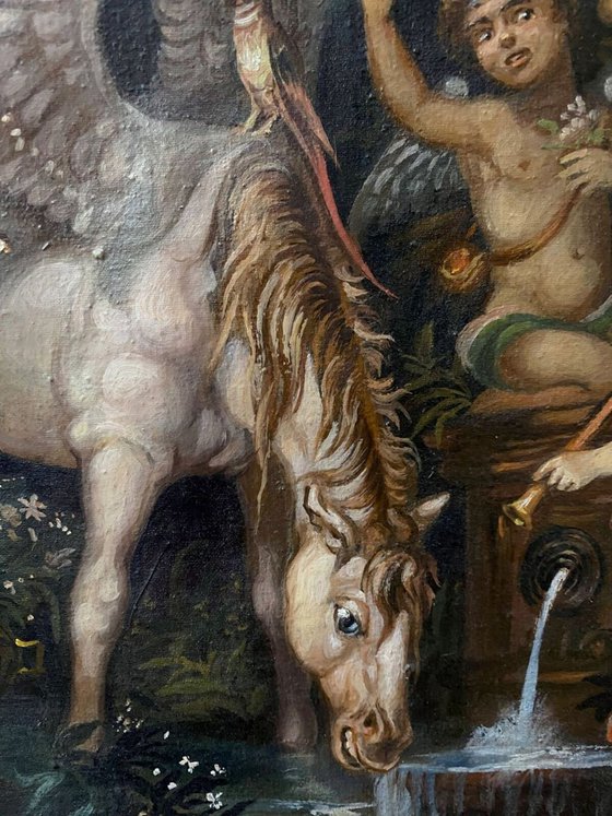 Pegasus and Cupids