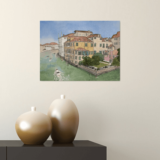A garden by the Grand Canal
