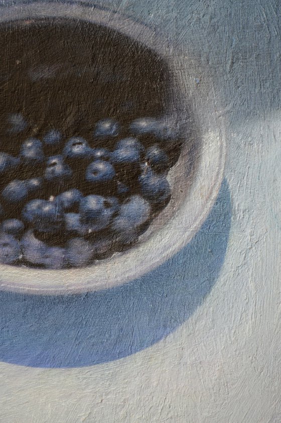 Sunlit Blueberry Morning