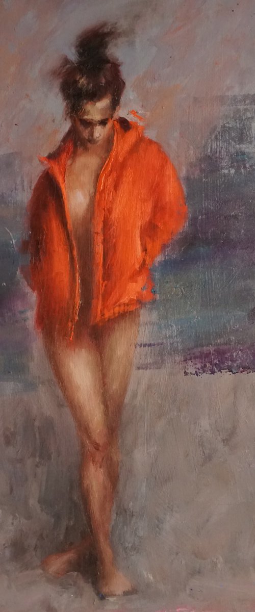 Mina in red by Manuel Leonardi