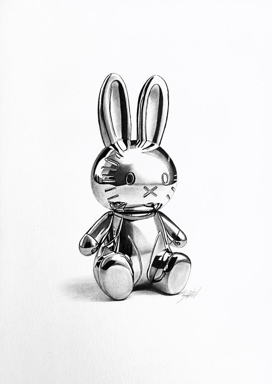 Silver Bunny Reflections