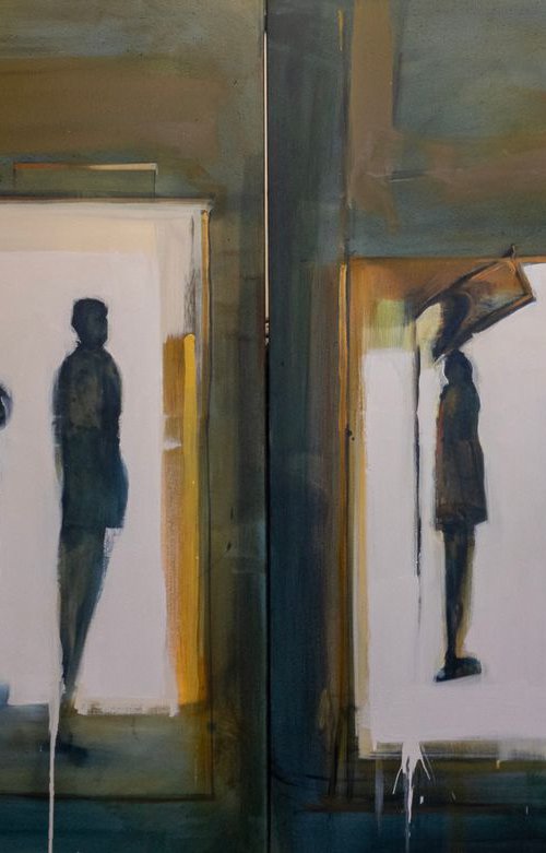 Post Scriptum 312. Diptych by Romuald Mulk Musiolik