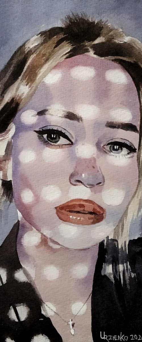Sun-Dappled Portrait by Vladislav Urzhenko