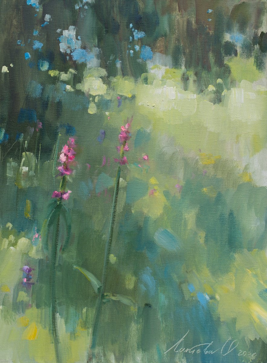 Oil Painting , Shadow On A Hot Day By Olha Laptieva, 12 X 16, Artwork For Sale On Artfinder