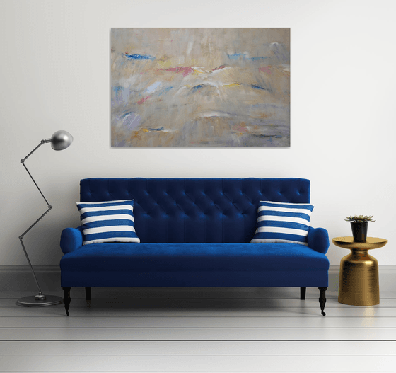 abstract light ( 150x100cm big painting )