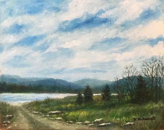 Lake Access by K. McDermott - 8X10 oil (SOLD)