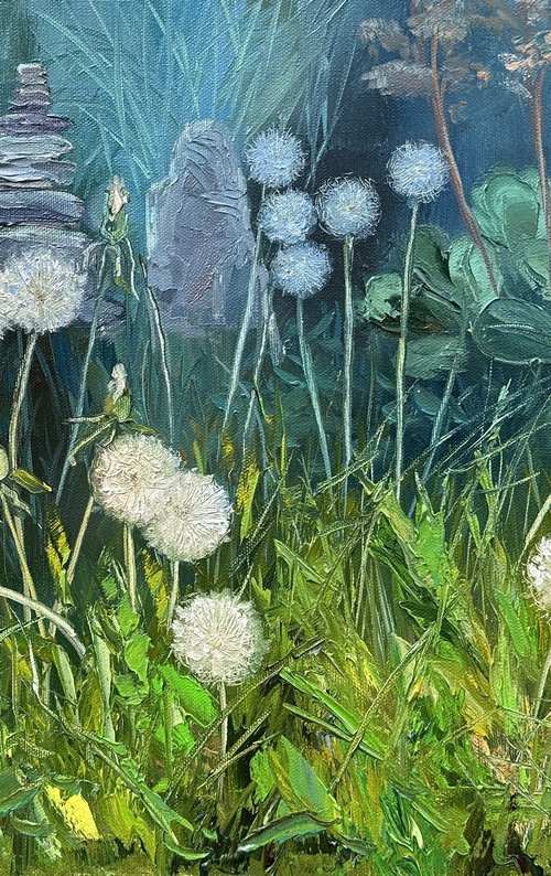 Dandelions by Larisa Batenkova