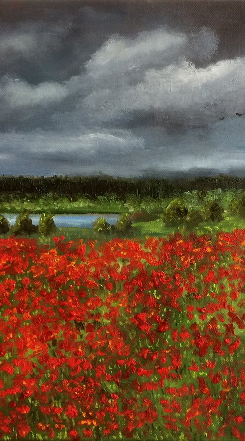 Road to the lake by Ira Whittaker