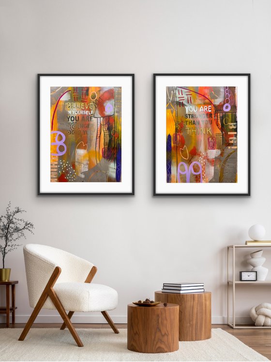 Believe (Diptych)
