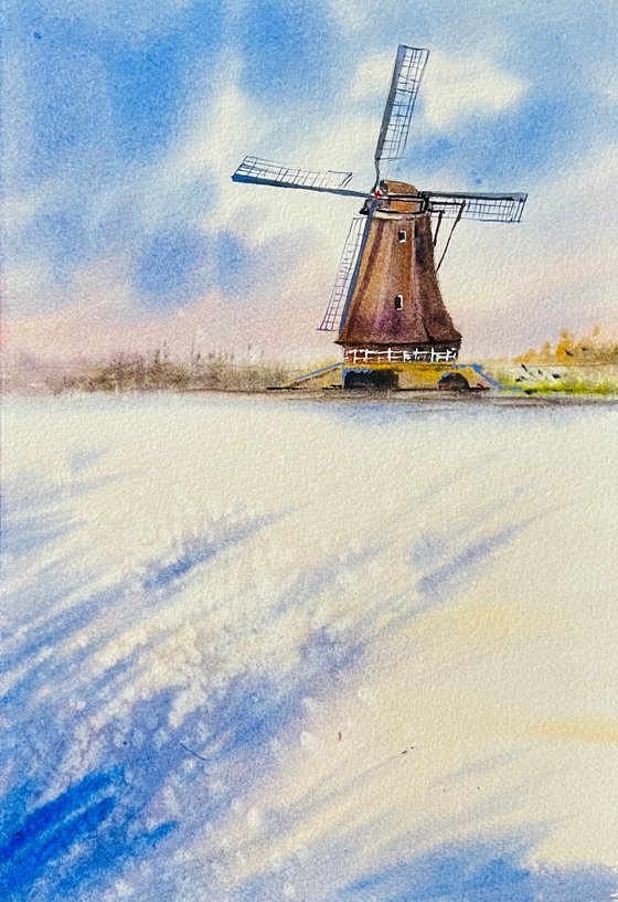 Winter Windmill