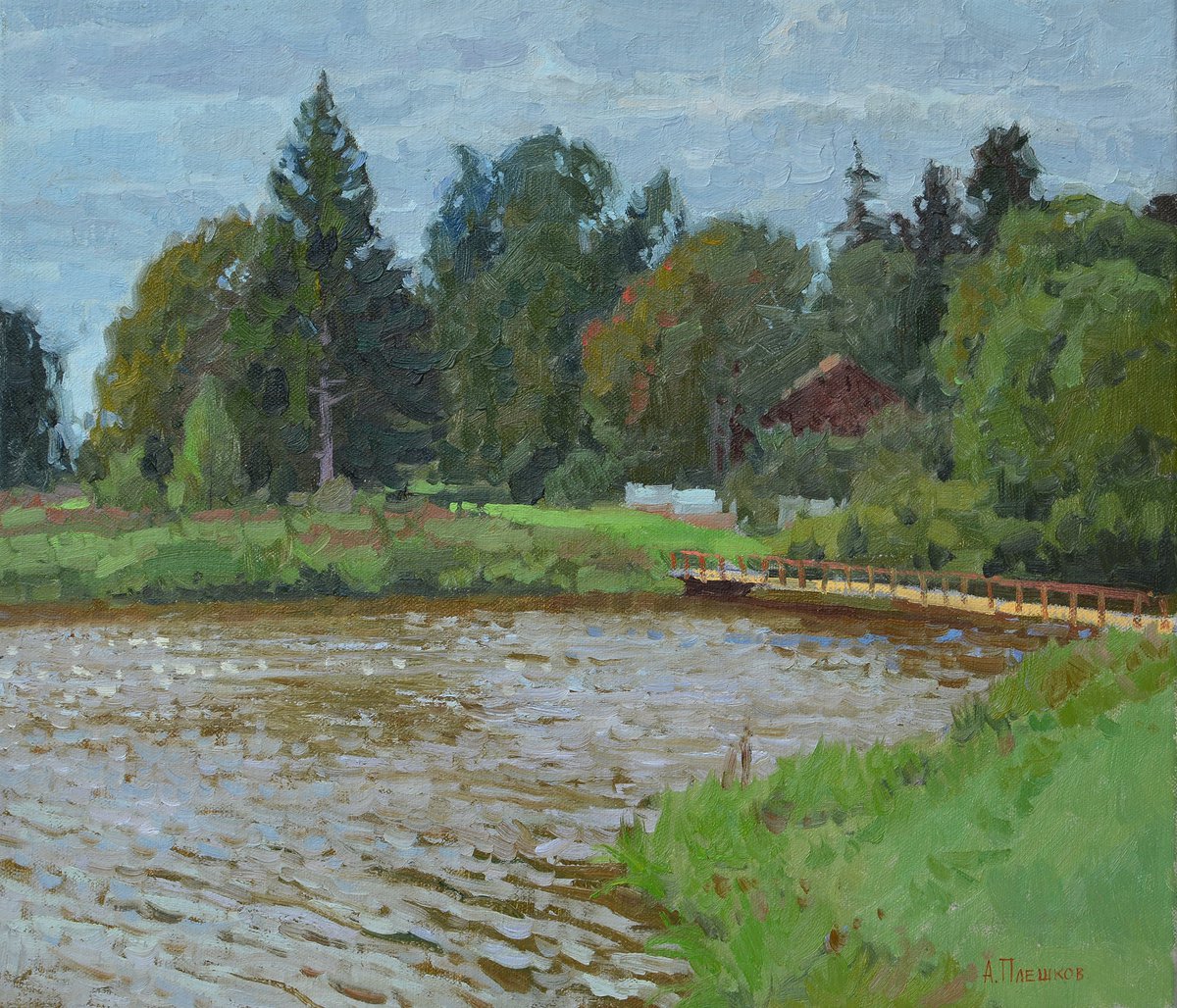 Fresh breeze. Tureya river by Alexey Pleshkov