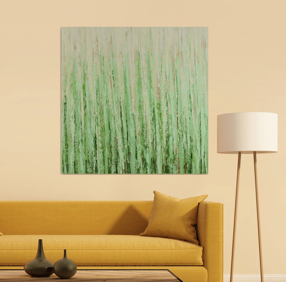 Spring Growth - Modern Abstract Expressionist Painting