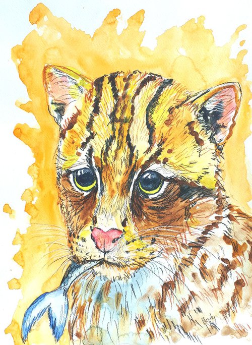 "Wild cat" by Marily Valkijainen