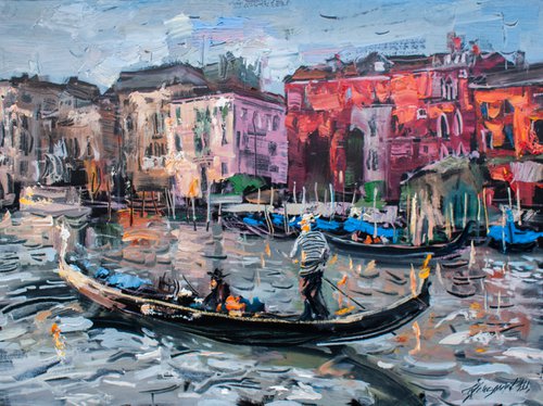 Walking in Venice by Yuri Ermolaev