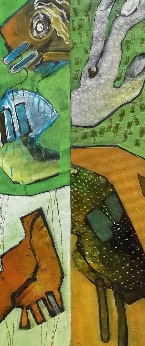 Abstract fragments 10 by Francisco Santos
