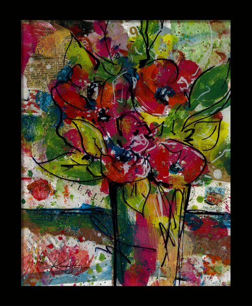 Flowers In Vase 2 by Kathy Morton Stanion