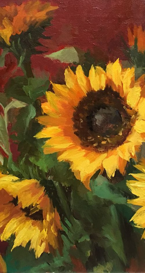 The Sunflowers by Ling Strube