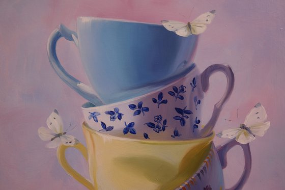 "Cups and butterflies"