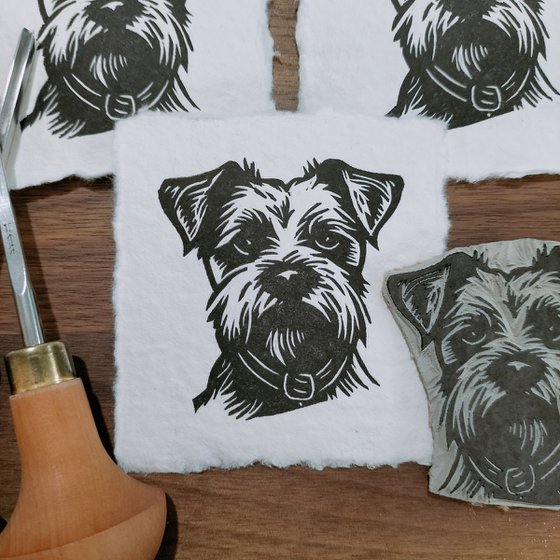 Terrier Mix Mini Print