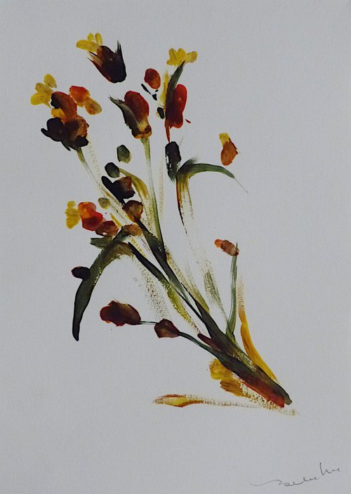 Exquisite Flowers 5, 24x18 cm by Frederic Belaubre