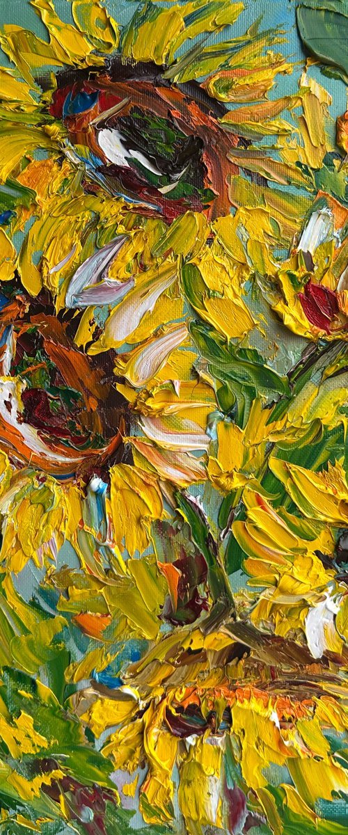 Sunflowers art by Oksana Fedorova