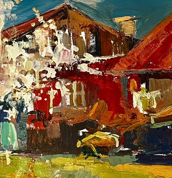 Houses with Red Roofs