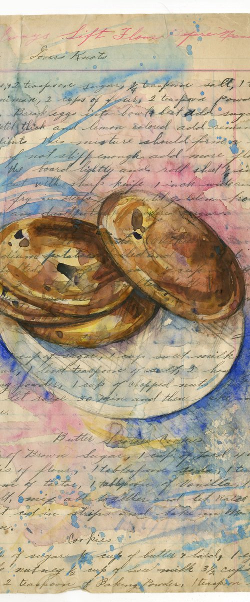 Sweet Cookies - Watercolor art by Kathy Morton Stanion by Kathy Morton Stanion