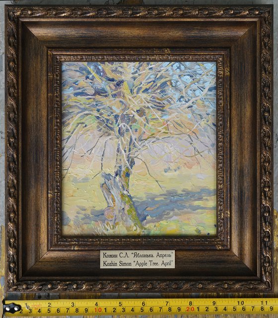 Apple tree. April