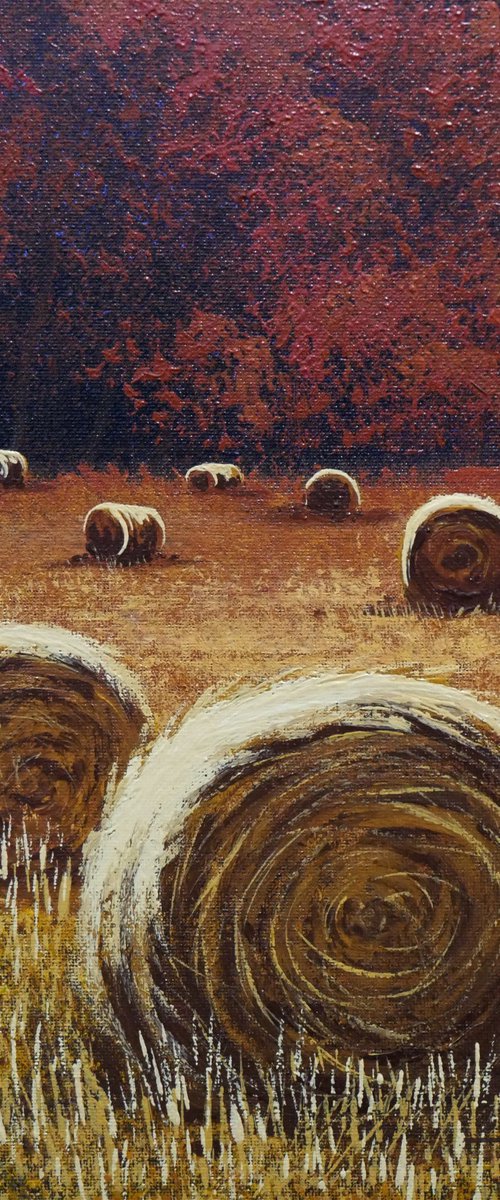 Autumn field by Eugene Gorbachenko