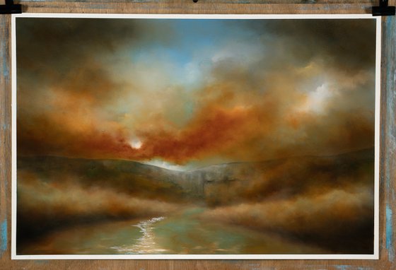 Malham Cove Sunset Vision, Yorkshire