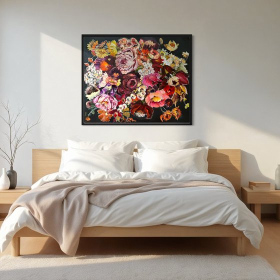 SURROUNDED BY FLOWERS