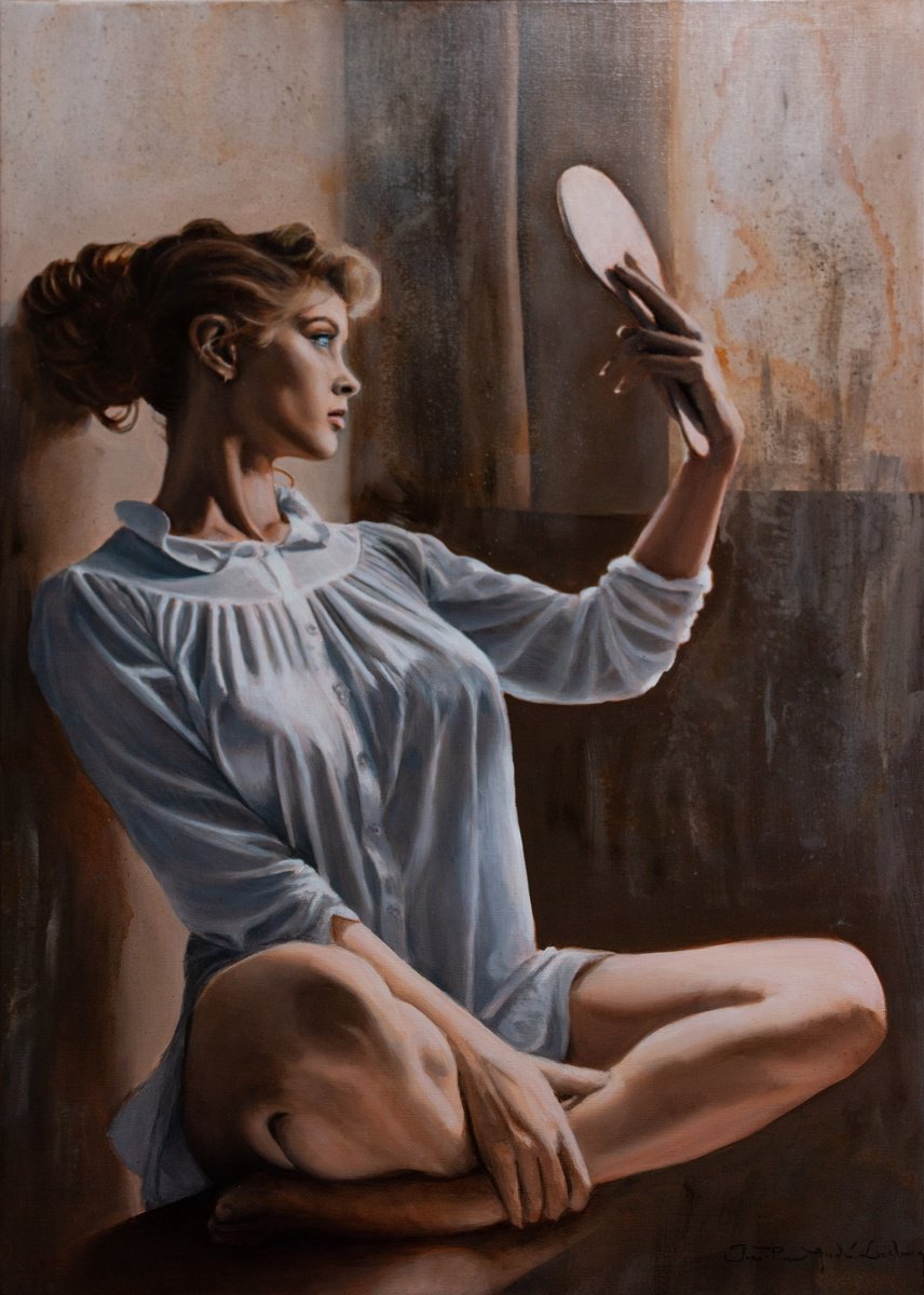 Photorealistic Oil Painting , Irish By Jean-Pierre Andre Leclercq, 20 X 28, Artwork For Sale On Artfinder