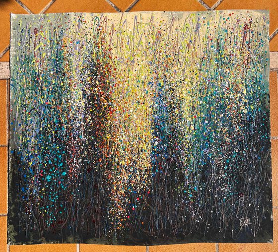 Golden Rain - Emerald