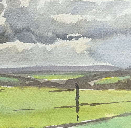 North Cornish landscape by Louise Gillard